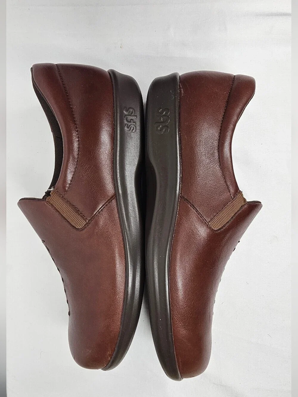 SAS Tripad Comfort Viva Brown Leather Slip-On Loafer Shoes Women's 9S